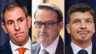 Jim Chalmers, Steven Kennedy, Angus Taylor.