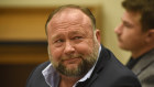 Infowars founder Alex Jones appears in court to testify during the Sandy Hook defamation damages trial in Connecticut.