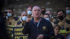 Firefighters union chief Peter Marshall (pictured) has the backing of former Labor powerbroker Kim Carr.
