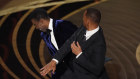 Will Smith slaps Chris Rock on stage while Rock was presenting an award at the Oscars.