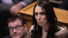 Jacinda Ardern started her valedictory speech in the House of Representatives in Wellington in Maori.