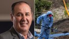 Arnold Vitocco and asbestos mulch.