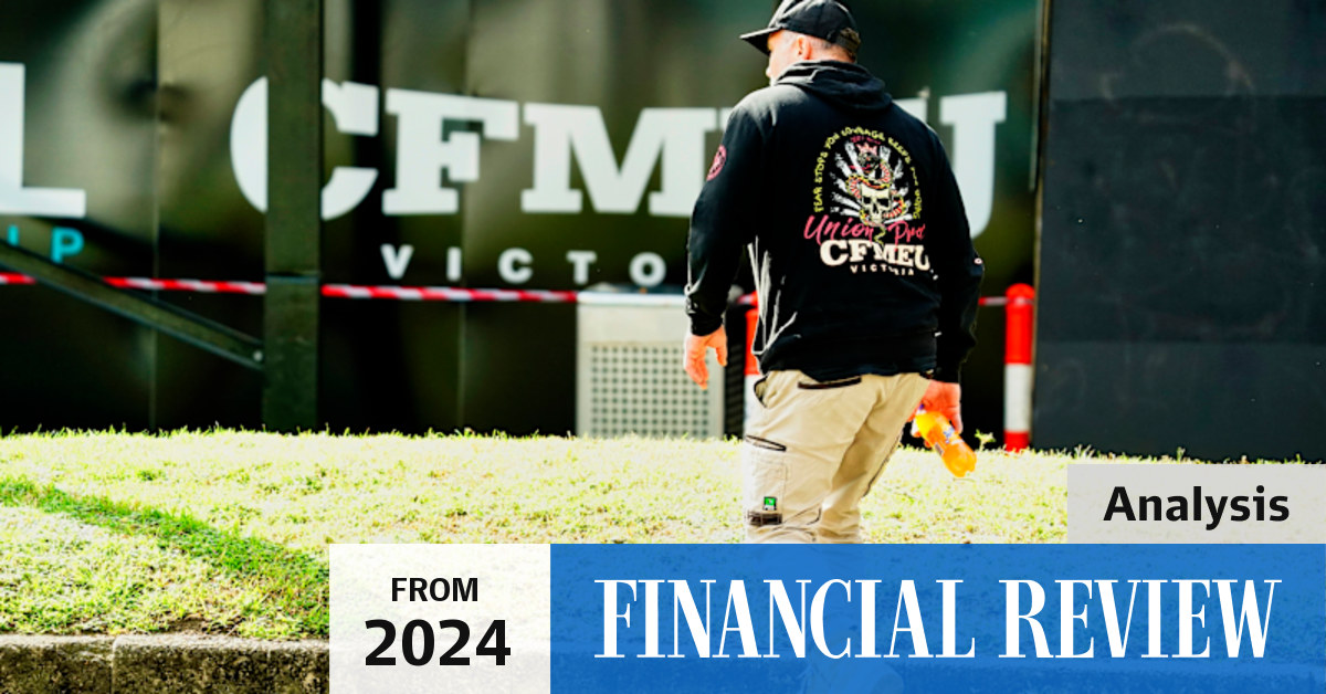 CFMEU’s administration orders biggest event in construction since the ...