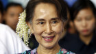 Myanmar’s deposed Leader Aung San Suu Kyi. 