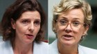 Allegra Spender and Zali Steggall.