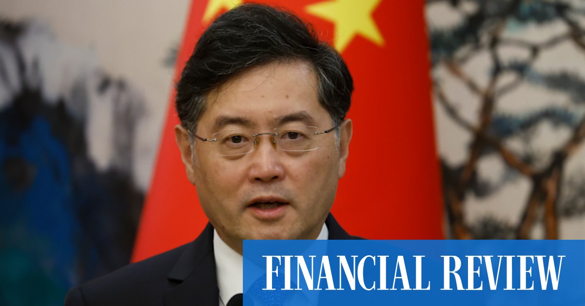 China's Foreign Minister, Qin Gang, has been deleted from Chinese government websites after he was sacked - Vimarsana News