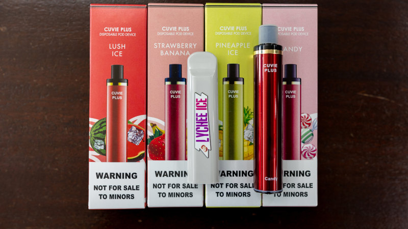 E cigarettes More than 2 million worth of vapes seized in state