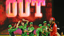 A Big Bash League match between the Melbourne Stars and the Melbourne Renegades.