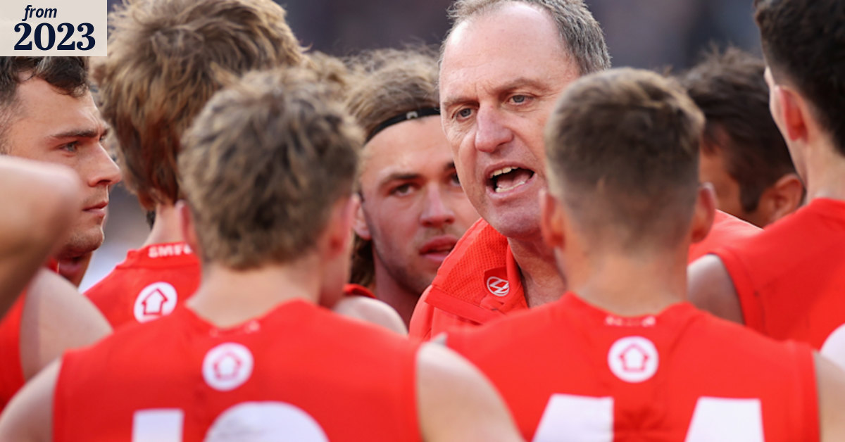 Why Swans can overcome pain of grand final defeat