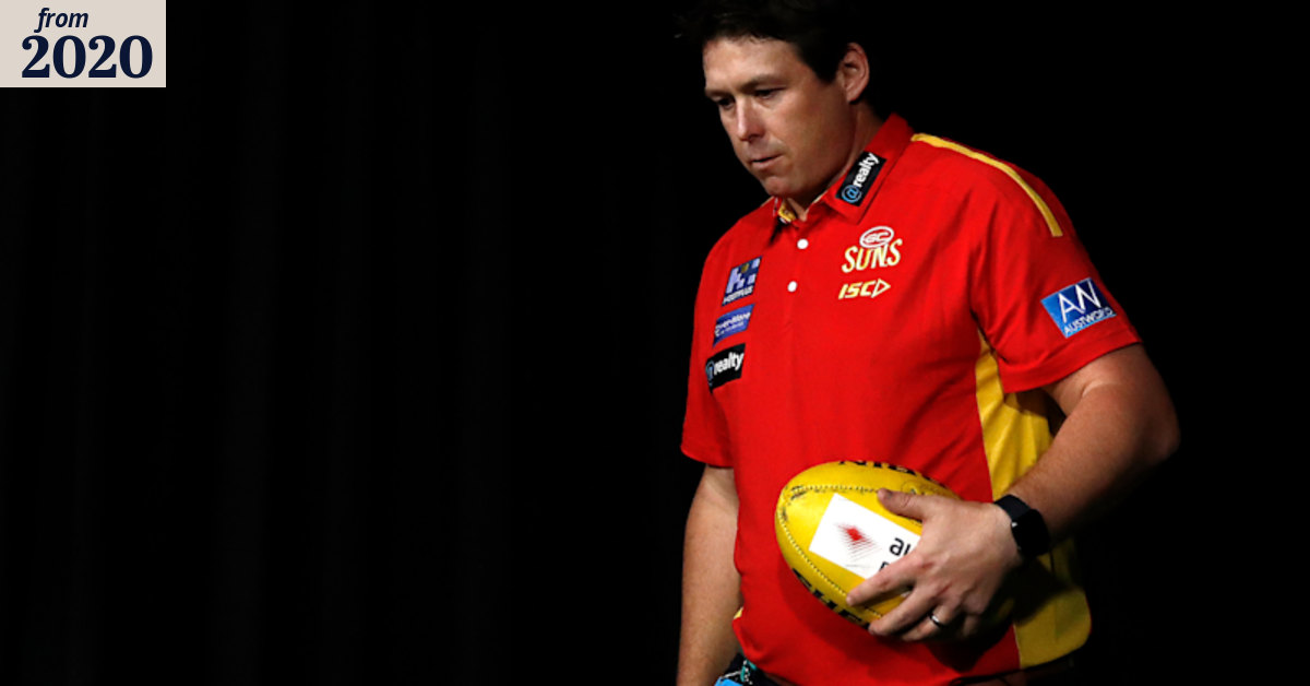 AFL 2020: Gold Coast Suns re-sign coach Stuart Dew until 2022