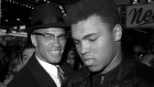 Muhammad Ali, right, with Malcolm X in 1964.