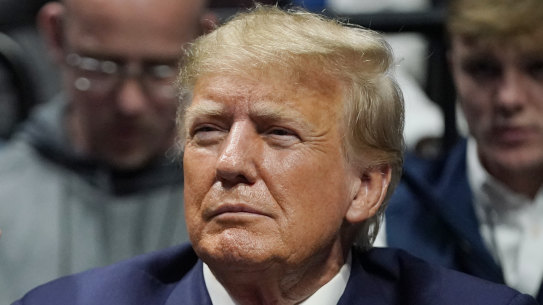 Former US president Donald Trump.