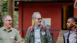 Mark Cubit at The School of St Jude in Tanzania.