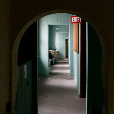 High in the back rooms are multiple smaller rooms added in, dusty and silent.