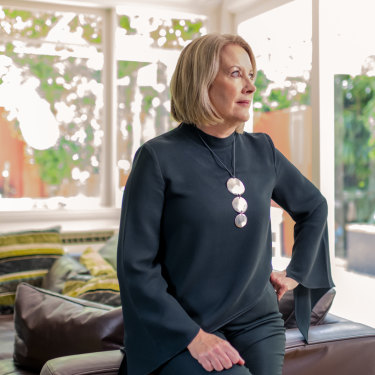 Elizabeth Broderick in her home.