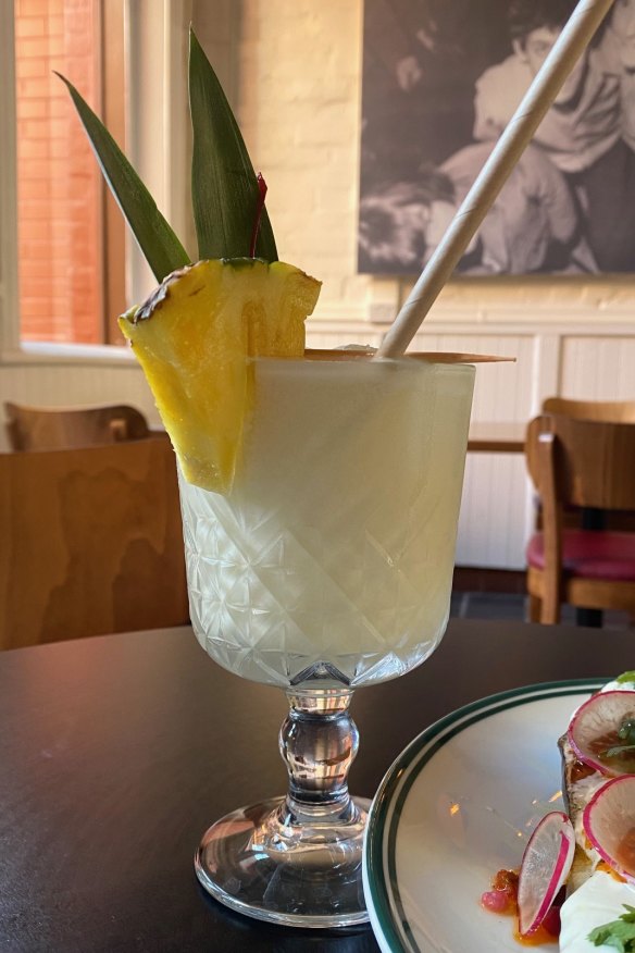 A bona fide pina colada that took us on a trip through time.