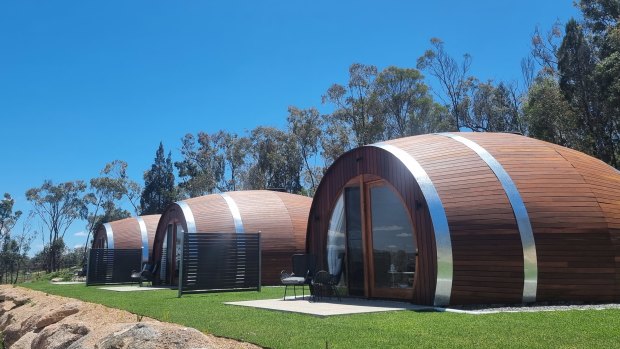 Aussie wine lovers can now sleep inside a luxurious oversized barrel