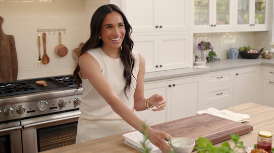 Meghan in an episode of her Netflix show.