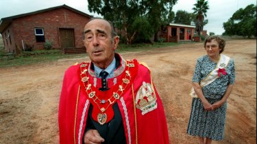 Prince Leonard Casley and his wife Princess Shirley of Hutt River Province.