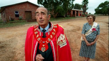 Prince Leonard Casley and his wife Princess Shirley of Hutt River Province.