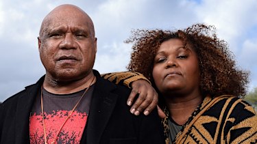 Archie Roach and Emma Donovan in Melbourne in September, 2015.