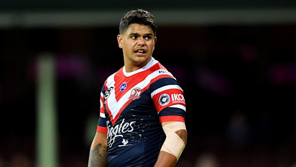 Wanted man: Sydney Roosters centre Latrell Mitchell.