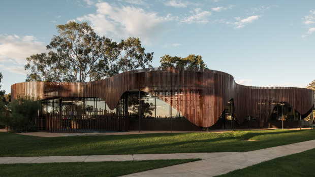 Cobram's library and learning centre was designed by Cohen Leigh Architects.