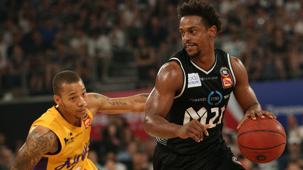 Hot shot: Casper Ware lead the scoring for Melbourne in the first semi-final game of the series against Sydney.