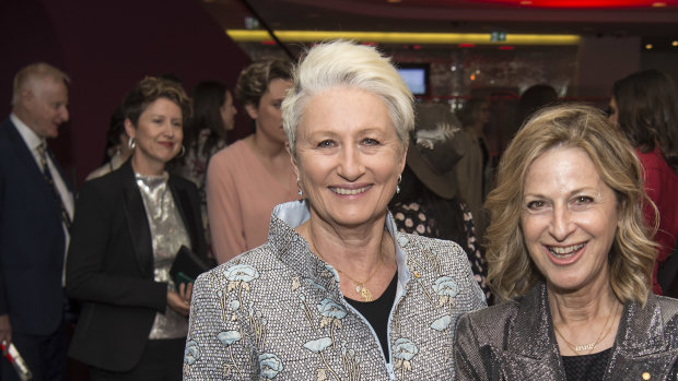 Kerryn Phelps, here with Jackie Stricker-Phelps in October, wants the City of Sydney to fix lamp posts near her home.