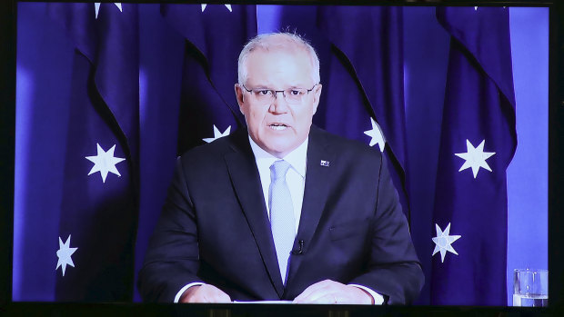 Prime Minister Scott Morrison spoke out against China as he remained in quarantine.