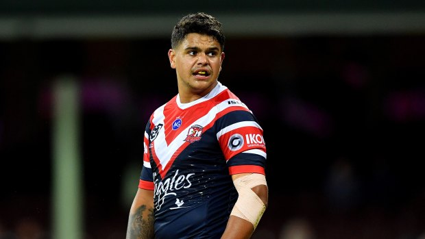 Wanted man: Sydney Roosters centre Latrell Mitchell.