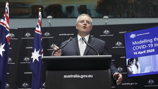 Prime Minister Scott Morrison says COVID-19 will hit the Australian economy "like a truck".
