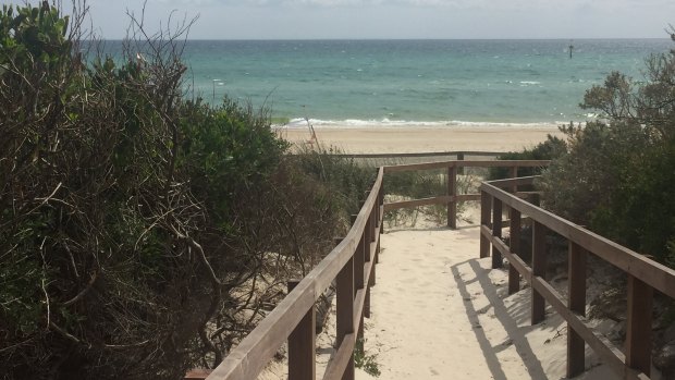 A man's body was found near the beach at Chelsea on Tuesday.