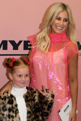 Roxy Jacenko and her daughter Pixie Curtis in August.