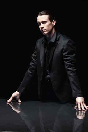 Richardson in <i>The Statement</i>, a dance-drama choreographed to spoken word which explores the shadowy depths of human nature and boardroom politics. 
