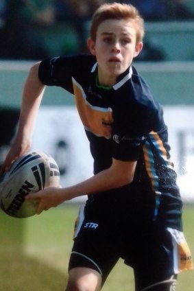 Lachlan Galvin during his junior days.