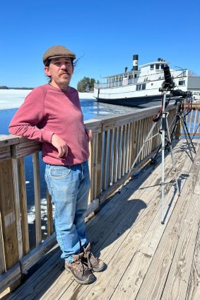 Philadelphia resident Ted Merriman travelled to Greenville, Maine for the eclipse.