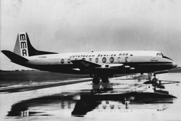The MacRobertson Miller Viscount 700 that crashed near Port Hedland.
