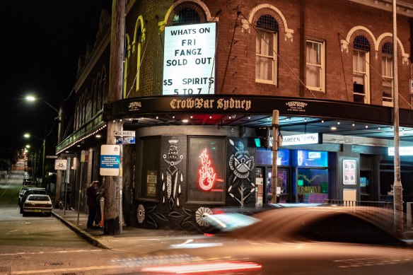 The Crowbar in Leichhardt.