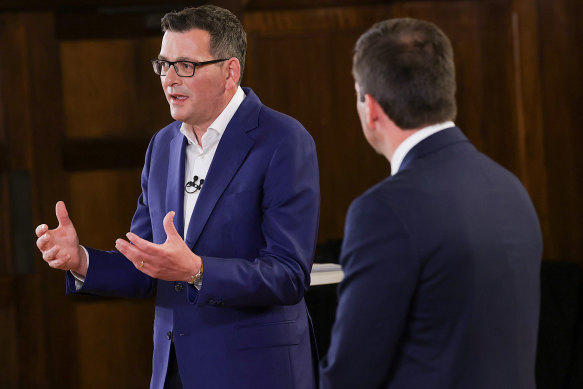 The two leaders debated at Box Hill on Tuesday evening. 