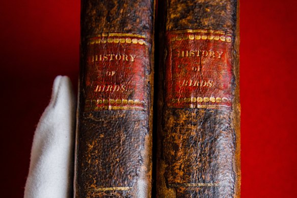 The Bronte family copy of Thomas Bewick’s A History of British Birds.