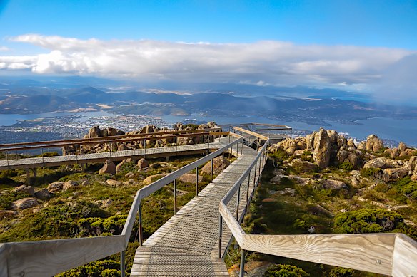 Mount Wellington, overlooking Hobart.