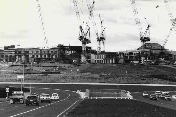 The construction of Parliament House was behind schedule when David Chandler stepped in.