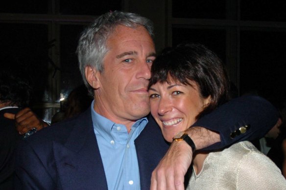 Jeffrey Epstein and Ghislaine Maxwell in New York in 2005.