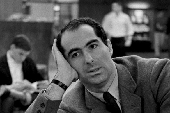 Philip Roth at Princeton University in 1964. 