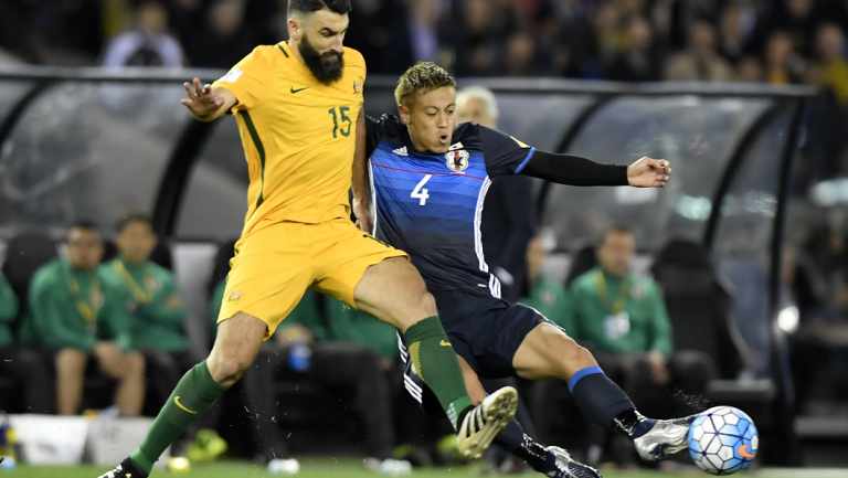 Forgettable: Honda doesn't recall his last match at what is now Marvel Stadium, against the Socceroos in 2016.