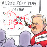 Anthony Albanese has begun to appoint staffers to key roles in his office. Illustration: Matt Golding