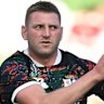 DUBLIN, IRELAND - JUNE 20: Finn Russell of British & Irish Lions warms up prior to the 1888 Cup international match between British & Irish Lions and Argentina at Aviva Stadium on June 20, 2025 in Dublin, Ireland. (Photo by Charles McQuillan/Getty Images)