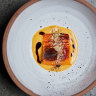 Pumpkin, wattleseed and sourdough at Navi.