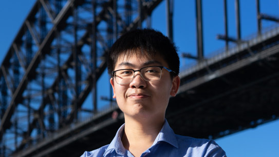 Phillip Liang, who topped the state in Maths Extension 2 and got the highest possible ATAR of 99.95 last year.